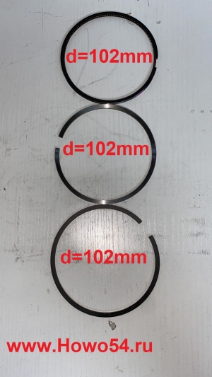 Кольца поршневые CUMMINS 6BT на 1цилиндр 5418104 C3932520/C3904531/C3918315