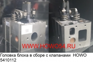 Головка блока в сборе с клапанами  HOWO (5410112) VG1095040123