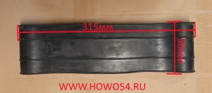 Гофра воздушная впускного канала HOWO (резин)(06336)WG9725190933/2