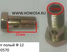 Болт полый Ф 12 А6 D07623 Bosch, Двиг 69 (5403570) 90003962612