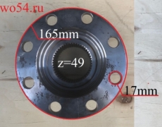 Фланец КПП RT11509C  d=165мм, 8 отв, L=110мм (49шлицов) (5403144) F99900-1