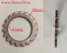 Шайба корончатая шестерён вала  вторичного КПП HW WG2210040012