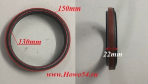 Сальник задний к/в (ремонтный, мокрый тип)  CUMMINS ISL,QSL,QSC	(3929106/3927871)