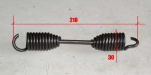 Пружина тормозная задняя L=210