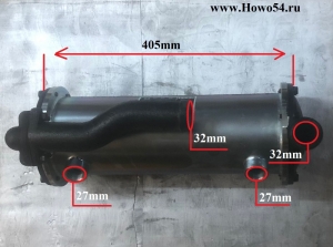 Радиатор теплообменника в сборе КПП XCMG ZL50G (15514) ZL50G