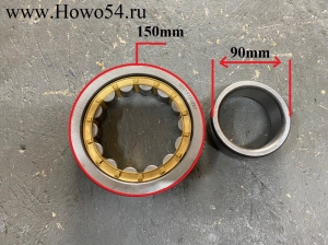 Подшипник вала вторичного ZF5S-111GP,GPA  (задний) с проточкой NUP314ENM 199014320257/ NUP314ENM