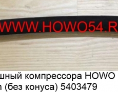 Шланг воздушный компрессора HOWO 22*22*400mm (без конуса) (5403479) 99100360184/T