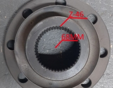 Фланец моста HOWO 2009 среднего 165/65/46/8 (диаметр /высота/шлицы/отв RH14320205