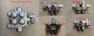 Клапан воздушный предохранительный 4х контурный FAW SORL (5411883) 35150080030/3515025-385