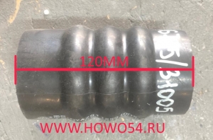 Патрубок радиатора 60*112 HOWO нижний QINYAN (16715) 20000820/AZ9112531005